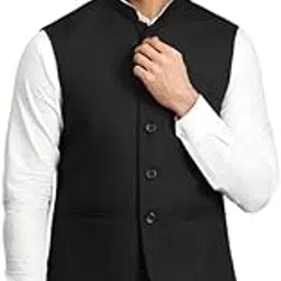 rocksy Men Nehru Jacket Waistcoat for Men, Modi Jacket for Stylish Casual & Formal Wear for Festival & Wedding-picture-41