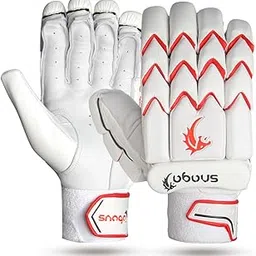 Snaga Legend Professional Cricket Batting Gloves, White (Men)-image-11