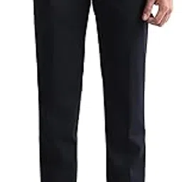 arrow Men's Textured Dobby Weave Trousers-picture-36