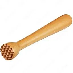 Devanjana™ Cocktail Bar Sheesham Wooden Muddler, Commercial Grade, Curve Model, 1 Pc.-picture-20