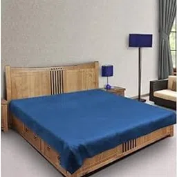 Stylzi Waterproof Plastic bedSheet Cover Double Bed Mattress Protector Blue (78x72 Inch)-picture-13