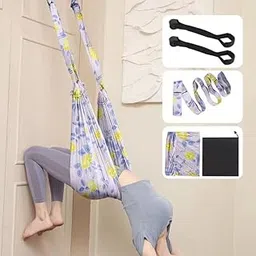 JOFREY Leg Stretcher Strap, Stretching Equipment with Door Anchor Flexibility Trainer Backbend Assist Stretch Out Strap for Dance Aerial Yoga Ballet Leg Stretching Exercise-picture-21