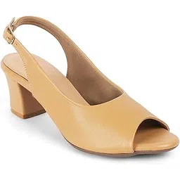 tresmode EDEN Women's Block Heel Sandals Footwear - Peep Toe Soft Comfortable Casual Formal Office Fancy Shoe Wear-picture-16