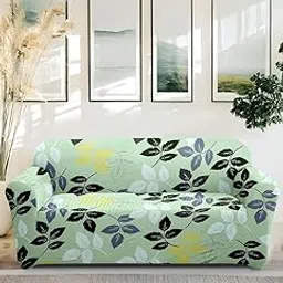 Amazon Brand - Solimo Polyester Spandex Stretchable Sofa SLIPCOVER (3 Seater, Green)-picture-17