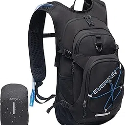 EVERFUN Insulated Hydration Backpack 18L Water Backpack with 2L Bladder, Hydro Pack Daypack with Rain Cover for Women Men Hiking, Cycling, Running, Festivals-picture-13