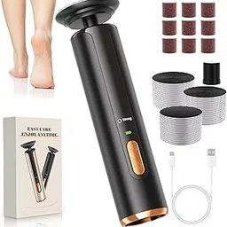 Electric Foot Callus Remover, Callus Remover for Feet with 60 Pcs Sandpaper Discs, Rechargeable & Adjustable Speeds LED Display, 2-in-1 Electric Foot File for Dead Skin Removal & Nail Care-picture-15
