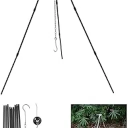 Portable Camping Cooking Tripod Grill Lantern Hanger Pot Oven Holder Stand|Sporting Goods | Outdoor Sports | Camping & Hiking | Camping Cooking Supplies-picture-48