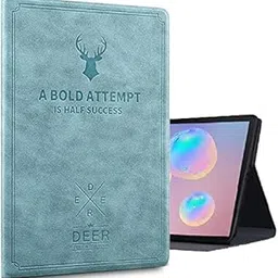 SwooK Classic (Soft Back) Flip Cover Case for Realme Pad 10.4 inch Tablet Stand Lightweight Slim Protective Folio Flip Cover Case (Aqua)-picture-13