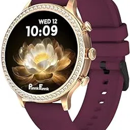 PunnkFunnk GenDiva Smart Watch for Women, 1.69" AMOLED Display, Bluetooth Calling, 100+ Sports Modes, Heart Rate & SpO2 Tracker, Sleep Monitor (GenDiva Maroon, Maroon)-picture-28