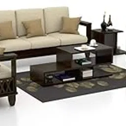 FURNESHO Sheesham Wood 6 Seater (3+2+1) Sofa Set for Living Room Home Bedroom Hall Office Hotel | Wooden Furniture 6 Seater Sofa Set (Oak Finish)-picture-25