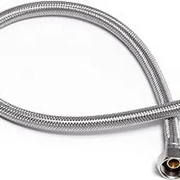 Acetap 304 Grade Stainless Steel Geysers Connection Pipe Suitable for Hot & Cold Mixer Faucets for basins and sinks | 18 INCH 1 PCS |-picture-26