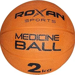 Roxan Vishwa Rubber Medicine Ball 2kg | Gym Exercise Medicine Ball/Abs Maker Medicine Ball, Best Exercise Medicine Ball, Perfect Grip Medicine Ball for Gym (Multicolour)-picture-71