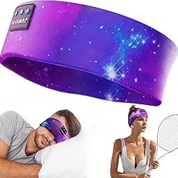 LC-dolida Bluetooth Headband, Sleep Headphones Headband Headphones Earphones Wireless, Sleep Mask for Sleeping, Sports, Gifts, Workout, Jogging, Yoga,Insomnia, Air Travel, Meditation-image-24