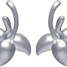 Women's & Girl's 950 Platinum Stud Earrings-image-11