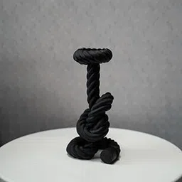 Basera Torque Resin Candle Holder | Modern Sculptural Candle Stand | Elegant Home Decor Accent-picture-21