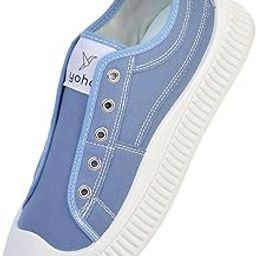 yoho Cruise Women’s Without Lace Trendy Stylish Canvas Slip-On Sneakers (SoS)-picture-40
