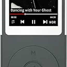 CONODO MP3 Player with Bluetooth,Portable Music Player,Bluetooth MP3 Music Player with FM Radio,Recorder,E-Book,HiFi Sound,Two-Tone,SD Card Slot – White 32GB-image-4