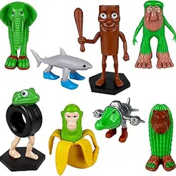 Indusoire 8 Pcs Toy, Italian 3D Printed Collectible, Shark Design for Desktop Display, Lightweight Figure(4.5 * 8.8cm)-image-14