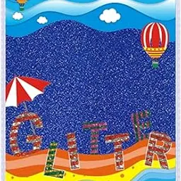 Craftvilla A4 Non Adhesive Glitter Sheet Size-8 * 12 Inch Dark Blue Color EVA Foam with Sparkling Glitter.-image-28