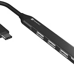 Apstore Premium Potronics 4-Port USB Hub with Multi-Function Support, Ultra-Thin Design, Compatible with Mouse and Keyboard, Black-image-10