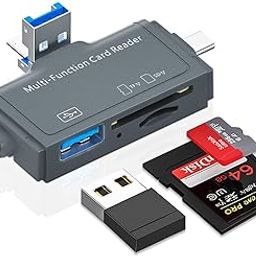 Tobo Micro SD Card Reader for Android Type C Lightning USB, Micro SD Card to USB Adapter, USB C SD Card Reader for Camera Memory Card Reader, 7 in 1 SD Card Reader for PC Phone-picture-8