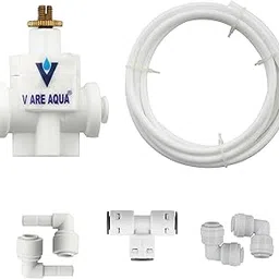 V ARE AQUA RO Auto Cut Off Valve Kit | Automatic Float Valve with 1/4" Pipe & Connectors | Compatible with All RO & UV Water Purifiers | Leak-Proof Installation Accessory Set-picture-16