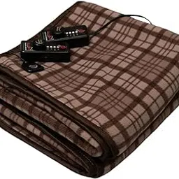 Power Blanket Electric Blanket Warmer, Heating Double Bed 5ft X 5ft, Fleece Material, 3 Heat Settings, Waterproof & Shockproof, LED Display, Auto Cut-Off for Safety-picture-31