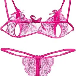 Special Design Babydoll Bikini Set| Non-Padded Bra & Panty|Nightwear/Hot & Elegant for Couples Honeymoon/First Night/Anniversary for Women-picture-19