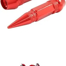LOVMOTO Universal 2PC Spiked Aluminum Stem Valve Caps Dustproof Tire Wheel Stem Caps for Cars,SUVs,Trucks Bicycles and Motorcycles Comfortable with Pani-Gale-picture-17