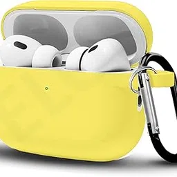 ELOR Silicone Case Cover Compatible with Apple AirPods Pro 3 (2025) (Earbuds Not Included) (Lemon Yellow)-image-96