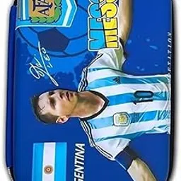 Rhinetoys 3D Cover Pencil Case with Compartments, Pencil Pouch for Kids, Pencil Box for Boys, School Supply Organiser, Stationery Box, Cosmetic Zip Pouch Bag(Lionel Messi)-picture-24