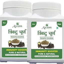 Axiom Trikatu Churna 100gm (Pack of 2) | Immunity Booster| Antioxidant Properties | Indigestion | Helps In Cough & Cold | 100% Natural WHO-GLP, GMP Certified Product |-picture-48