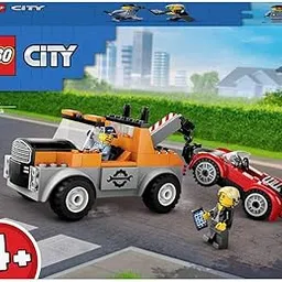 LEGO City Tow Truck and Sports Car Repair Toy Playset 60435 Building Blocks Toys for 4+ Gift for Boys and Girls-picture-16