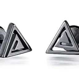 Earrings men boyfriend girls women gents ear studs for men Stainless Steel Piercing Clip on Screw Bali Pierced Hoop Stud Huggie Magnetic earrings for boys silver black gold blue boys earrings-image-50