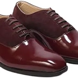 haul yogi Leather Collection Mens Oxford Dress Shoes Patent Suede Finish with Closed Lacing for Formal Attire-picture-49