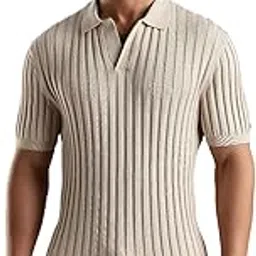 tommy hilfiger Men's Striped Regular Fit Polo Shirt (S25HMKT785-2XL_Sandalwood-picture-39