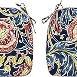 FBTS Prime Outdoor Chair Cushions (Set of 2) 16x17 Inch Patio Seat Cushions Navy Square Chair Pads for Outdoor Patio Furniture Garden Home Office-picture-21