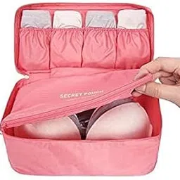 qureza Travel Storage Bag for Underwear Clothes Lingerie Bra Cosmetic Pouch – Multi Color-picture-16