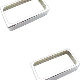 2PCS Humbucker Pickup Covers, Humbucker Pickup, Pair of Silver Guitar Parts, Humbucker Pickup Covers for Electric Guitar, Guitar Accessories, Replacement Pickups-picture-10