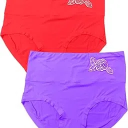 dressably Women's High Waisted Soft Hipster Panties – Soft, Breathable, Full Back Coverage, Stretchable Comfort Fit Underwear for Women (Pack of 2)-picture-42