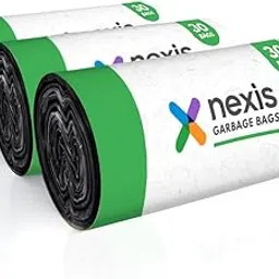 NEXIS | 100% Compostable Garbage Bags | Small (S) | 90 Counts | 30 Bags X 3 Packs | 17 x 19 Inches | Strong and Durable | For Dry and Wet Waste | Black-picture-57