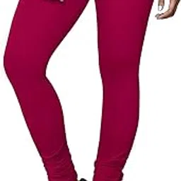 apsra ls Indian Women's Churidar Stretchable Shining Leggings India Clothing Yoga Pant Maroon-picture-25