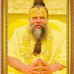 PrimPix Premanand Ji Maharaj Wall Photo Frame for Living Room Individual Religious Mdf Picture Frame for Home office (Golden2)-picture-10
