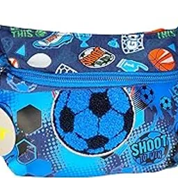 zafco Footbal Printed Waist Pouch for Boys Girls Stylish Soft Fabric Waist Pouch Adjustable Straps Used for Campaign,Travelling, Outdoor Games, Parties, Makeup/Accessories Storing-picture-16