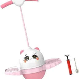 LR Decor E-Shop Pogo Jump Ball Children Kids Funny High Jumping Toy for Games Sports Outdoor Pink-picture-24
