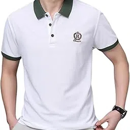 dholakiya empire vibe llp Men's & Boys' Polyester Half Sleeve Polo T-Shirt-picture-15