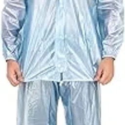 Rainbow's Waterproof PVC Raincoat for Men, Hooded Jacket-picture-19