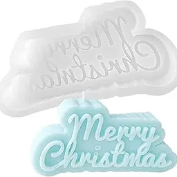ShoppeeCity 3D Merry Christmas Candle Mould for Candle Making Soft Silicone Mold Multi-Purpose Resin Molds for Merry Christmas Ornament DIY Silicone Mold for Handmade Soap Scented Candle Candy Chocolate-image-32