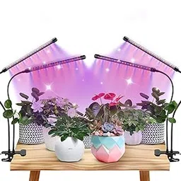 Grow Lights for Indoor Plants, Red and Blue Spectrum LED Light with 3/9/12H Auto Timer, 10 Dimmable Levels and Sturdy Gooseneck, Great for Herbs, Succulents,-picture-53
