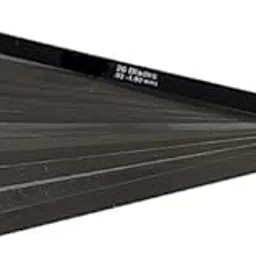 Mass Pro 12 inch long FEELER GAUGE | Steel Master Feeler Gauge (Black) - 26 Blades 0.001 5"-.0 25"-picture-29